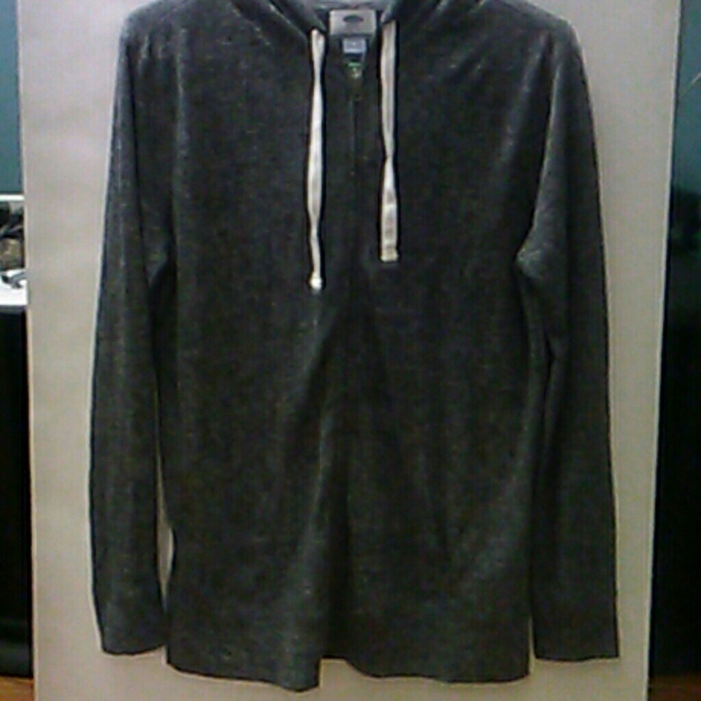 lightweight old navy medium grey hoodie